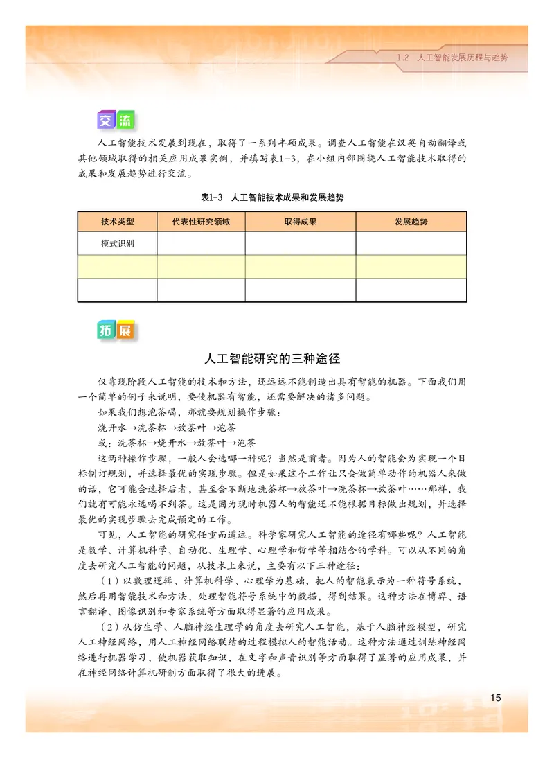 普通高中教科书&middot;信息技术选择性必修4人工智能初步(1)_高中全套电子教材及答案。_01高中电子教材全套_信息技术_粤教版_高中年级_选择性必修4人工智能初步