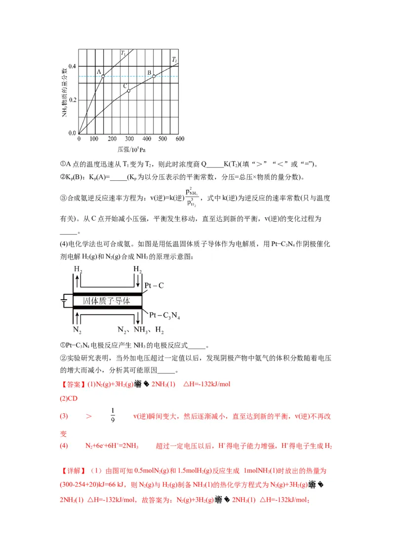 第20练化学反应原理综合题（解析版）_05高考化学_2024年新高考资料_2.2024二轮复习_2023年暑假分层作业高二化学（2024届一轮复习通用）