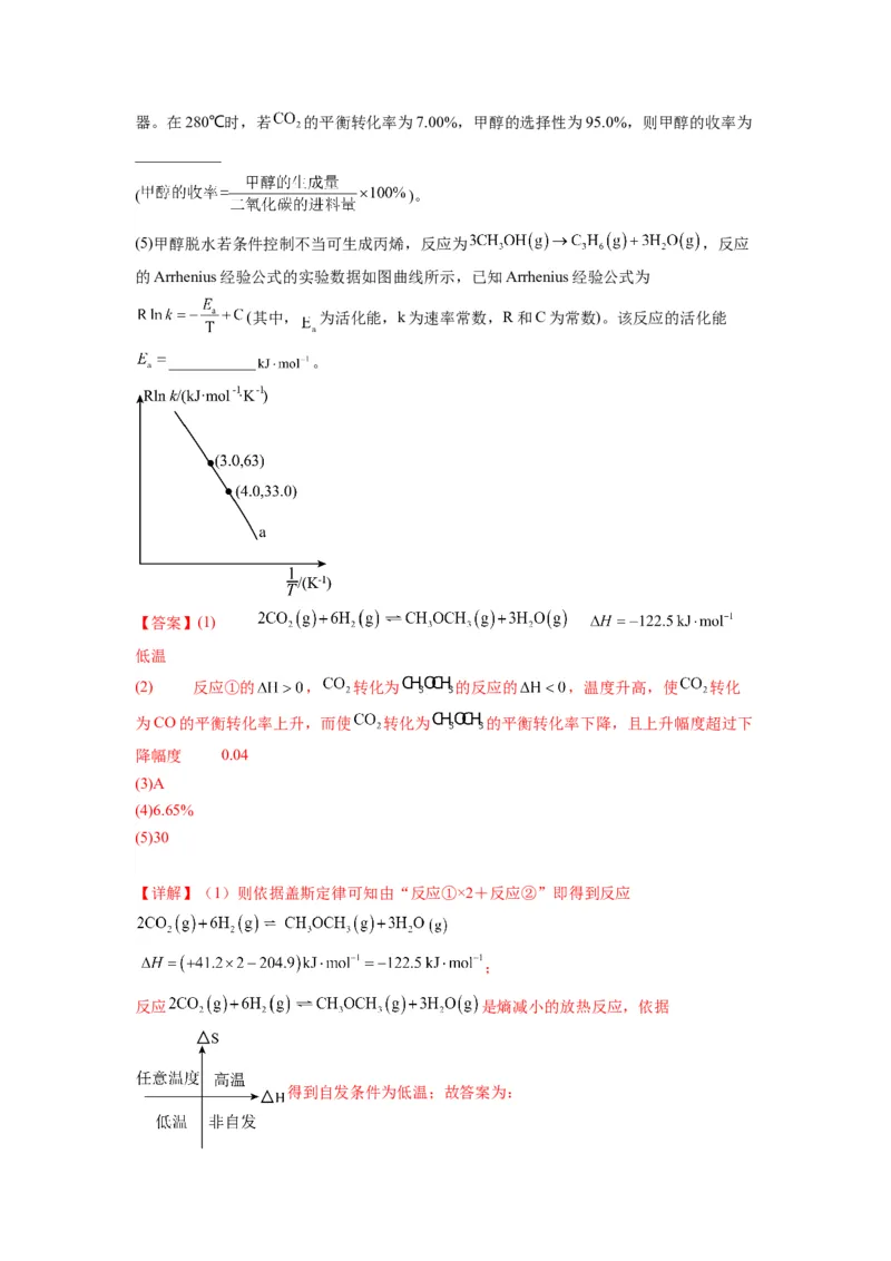 第20练化学反应原理综合题（解析版）_05高考化学_2024年新高考资料_2.2024二轮复习_2023年暑假分层作业高二化学（2024届一轮复习通用）