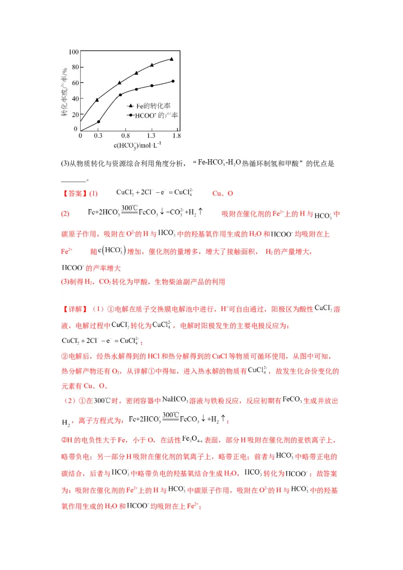 第20练化学反应原理综合题（解析版）_05高考化学_2024年新高考资料_2.2024二轮复习_2023年暑假分层作业高二化学（2024届一轮复习通用）