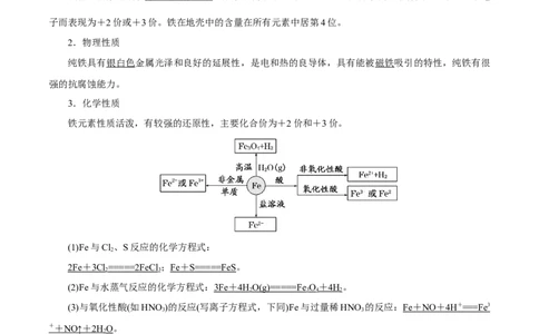 考向07铁及其化合物-备战2023年高考化学一轮复习考点微专题（新高考地区专用）_05高考化学_新高考复习资料_2023年新高考资料_一轮复习