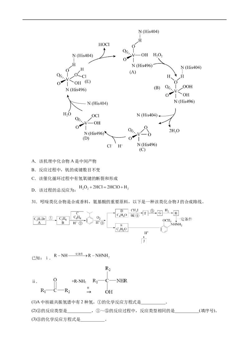 考点37营养物质(好题冲关)(原卷版)_05高考化学_通用版（老高考）复习资料_2024年复习资料_完备战2024年高考化学一轮复习考点帮（全国通用）_考点37营养物质（核心考点精讲精练）