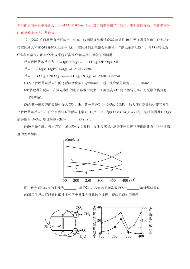 考点22化学平衡状态与化学平衡移动（解析版）_05高考化学_通用版（老高考）复习资料_2023年复习资料_一轮复习_备战2023年高考化学一轮复习考点帮（全国通用）