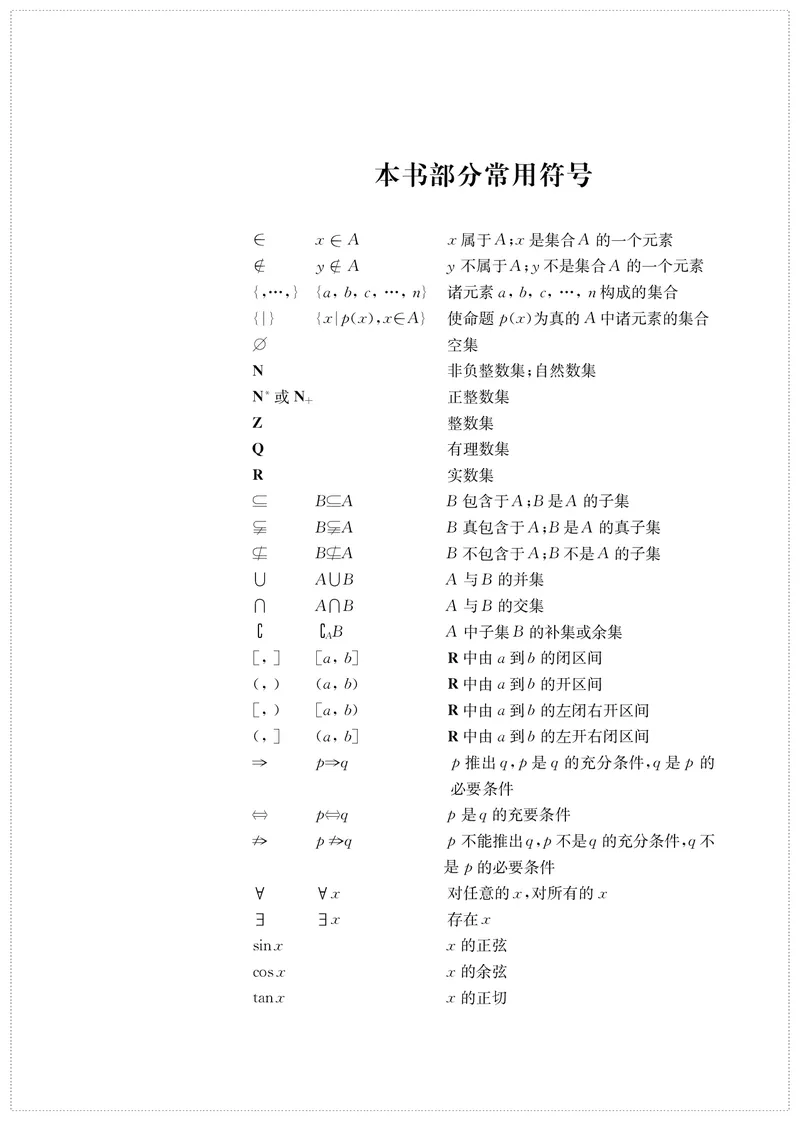 普通高中教科书&middot;数学必修第一册(1)_高中全套电子教材及答案。_01高中电子教材全套_数学_苏教版_高中年级_必修第一册