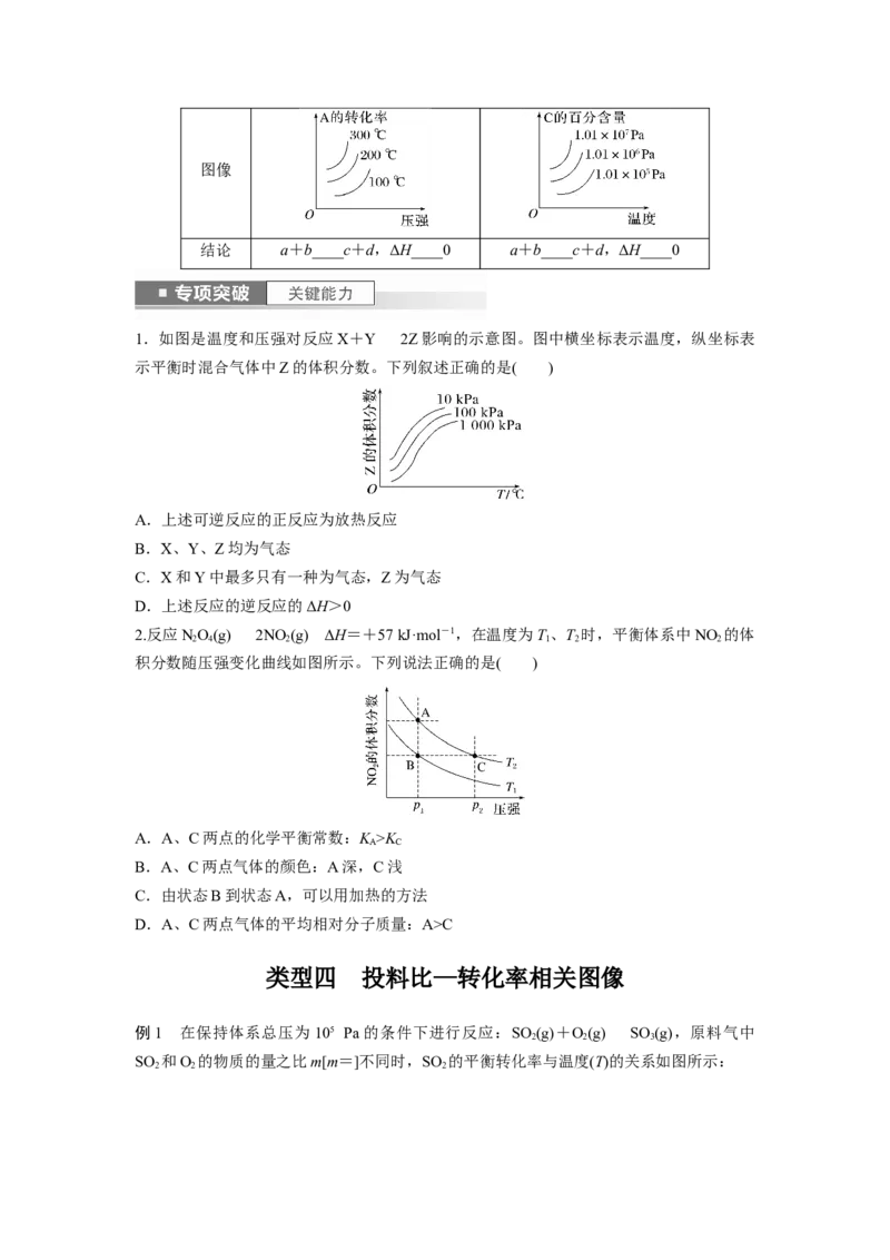 第8章第50讲　常考化学反应速率和化学平衡图像的分析_05高考化学_2024年新高考资料_1.2024一轮复习_2024年高考化学一轮复习讲义（新人教新高考版）_学生版在此文件夹_大一轮复习讲义