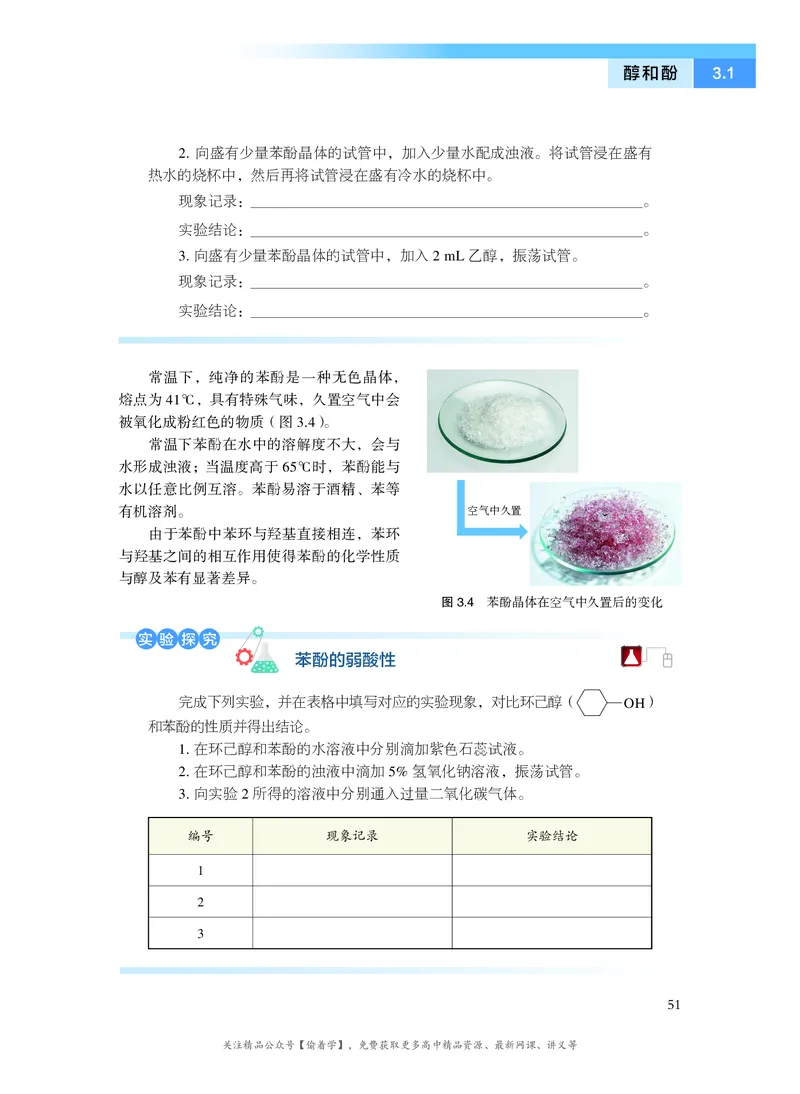 普通高中教科书&middot;化学选择性必修3有机化学基础(1)_高中全套电子教材及答案。_01高中电子教材全套_化学_沪科技版_高中年级_选择性必修3有机化学基础