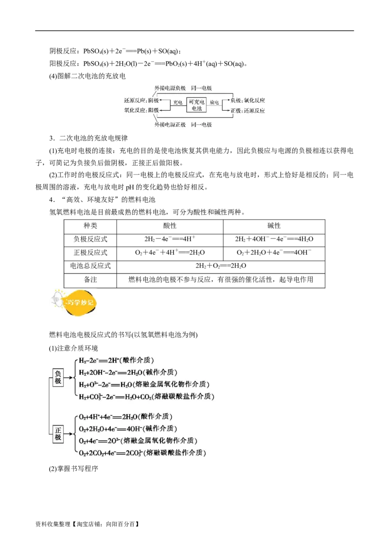 考点18原电池化学电源(核心考点精讲)_05高考化学_通用版（老高考）复习资料_2024年复习资料_完备战2024年高考化学一轮复习考点帮（全国通用）