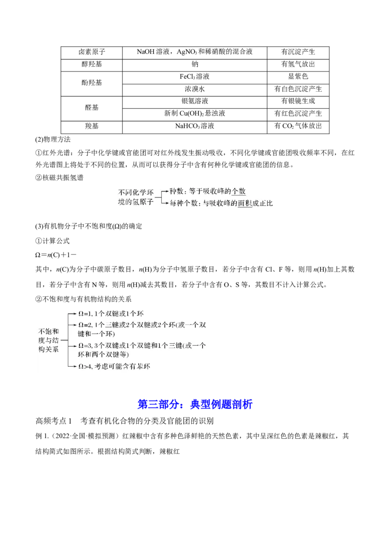 第32讲认识有机化合物（讲）-2023年高考化学一轮复习讲练测（全国通用）（解析版）_05高考化学_通用版（老高考）复习资料_2023年复习资料_一轮复习