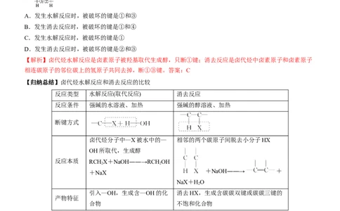 考点3烃的衍生物的结构与性质（核心考点精讲精练）-备战2024年高考化学一轮复习考点帮（新高考专用）（解析版）_05高考化学_新高考复习资料_2024年新高考资料_一轮复习资料