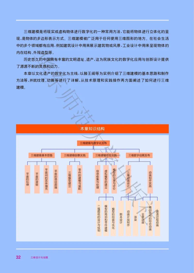 普通高中教科书&middot;信息技术选择性必修5三维设计与创意(1)_高中全套电子教材及答案。_01高中电子教材全套_信息技术_华东师大版_高中年级_选择性必修5三维设计与创意