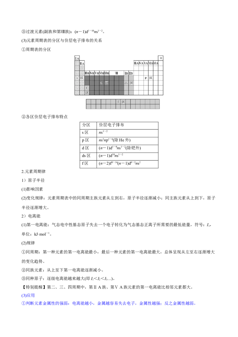 第36讲原子结构与性质（讲）-2023年高考化学一轮复习讲练测（全国通用）（原卷版）_05高考化学_通用版（老高考）复习资料_2023年复习资料_一轮复习