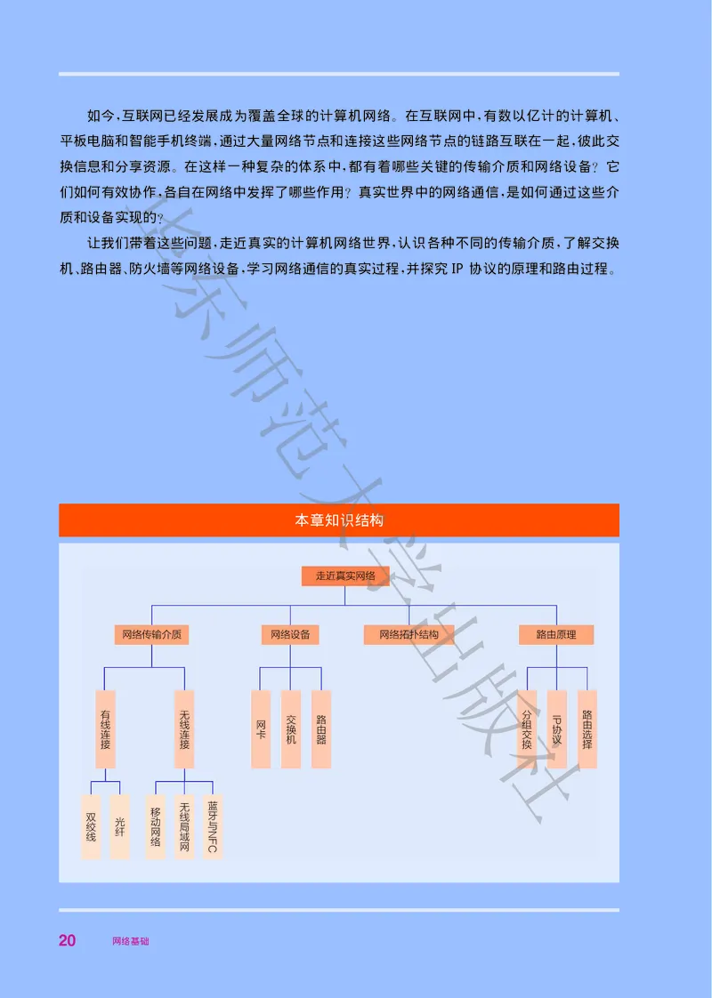 普通高中教科书&middot;信息技术选择性必修2网络基础(1)_高中全套电子教材及答案。_01高中电子教材全套_信息技术_华东师大版_高中年级_选择性必修2网络基础