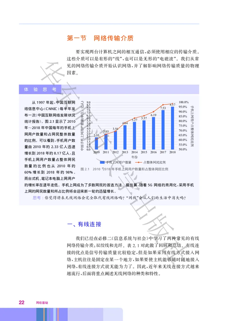 普通高中教科书&middot;信息技术选择性必修2网络基础(1)_高中全套电子教材及答案。_01高中电子教材全套_信息技术_华东师大版_高中年级_选择性必修2网络基础