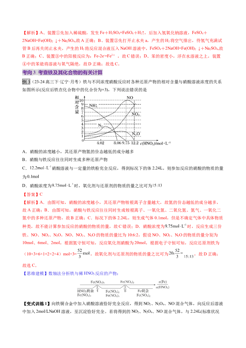 第02讲铁及其重要化合物（讲义）（解析版）_05高考化学_新高考复习资料_2025年新高考资料_上好课2025年高考化学一轮复习讲练测（新教材新高考）_第三章金属及其化合物