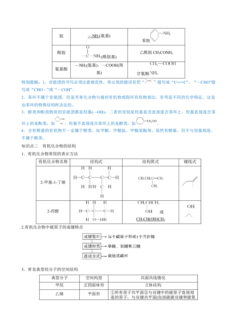 第32讲认识有机化合物（讲）-2023年高考化学一轮复习讲练测（全国通用）（原卷版）_05高考化学_通用版（老高考）复习资料_2023年复习资料_一轮复习