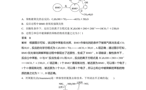 第1章专项特训1　循环转化关系图中的氧化还原反应---2023年高考化学一轮复习（新高考）_05高考化学_新高考复习资料_2023年新高考资料_一轮复习_2023年新高考大一轮复习讲义