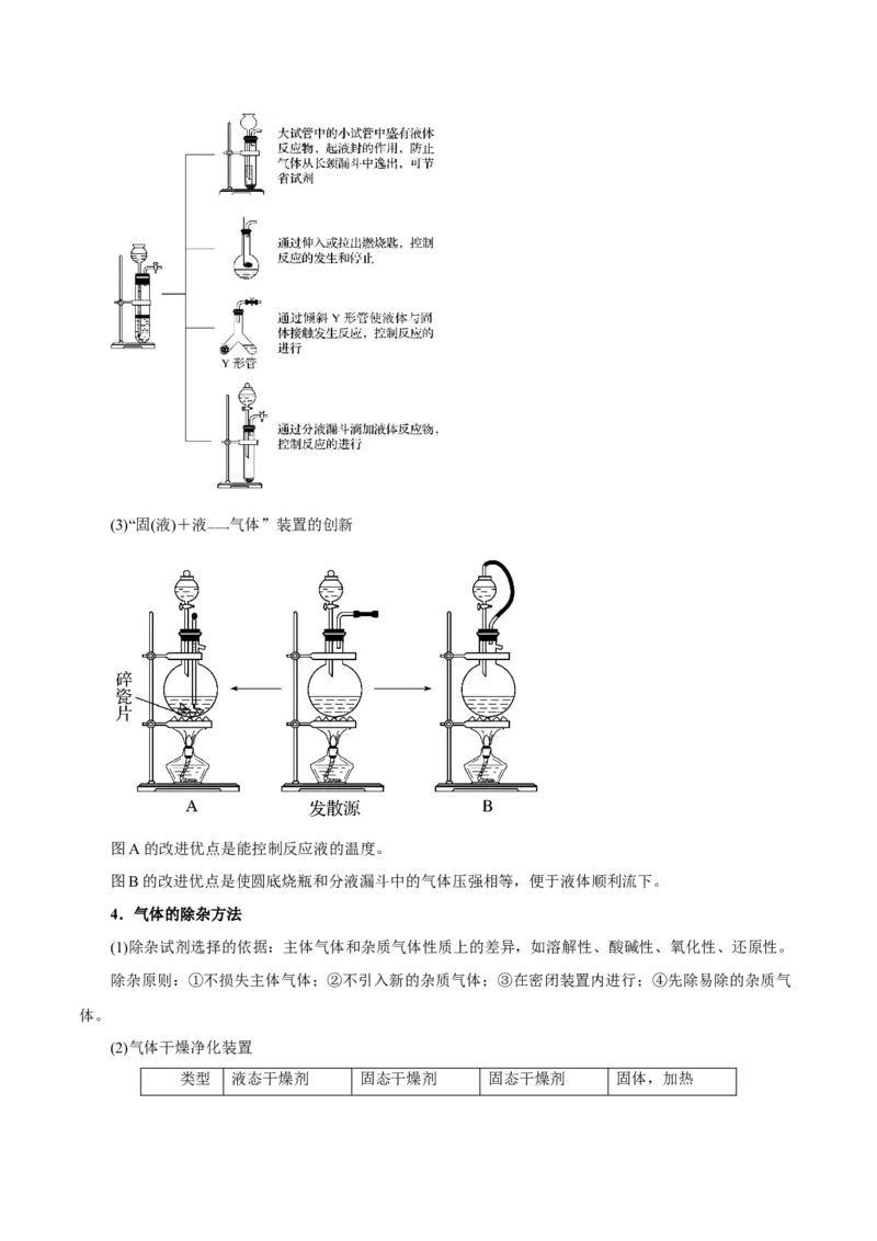 第27讲物质的制备与性质实验（讲）-2024年高考化学大一轮复习精讲精练+专题讲座（解析版）_05高考化学_2024年新高考资料_1.2024一轮复习