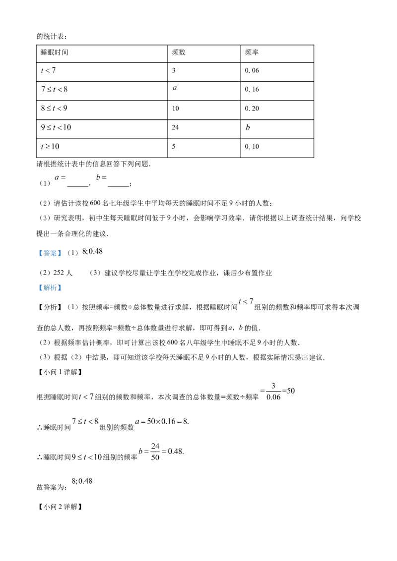 精品解析：2022年贵州省安顺市中考数学真题（解析版）_初中数学_九年级数学下册（人教版）_全国各地数学中考真题_2022年全国中考数学真题145份