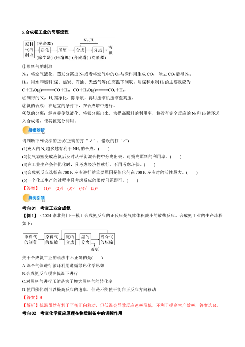 考点28化学反应的方向、化学反应的调控（核心考点精讲精练）-备战2025年高考化学一轮复习考点帮（新高考通用）（解析版）_05高考化学_2025年新高考资料_一轮复习