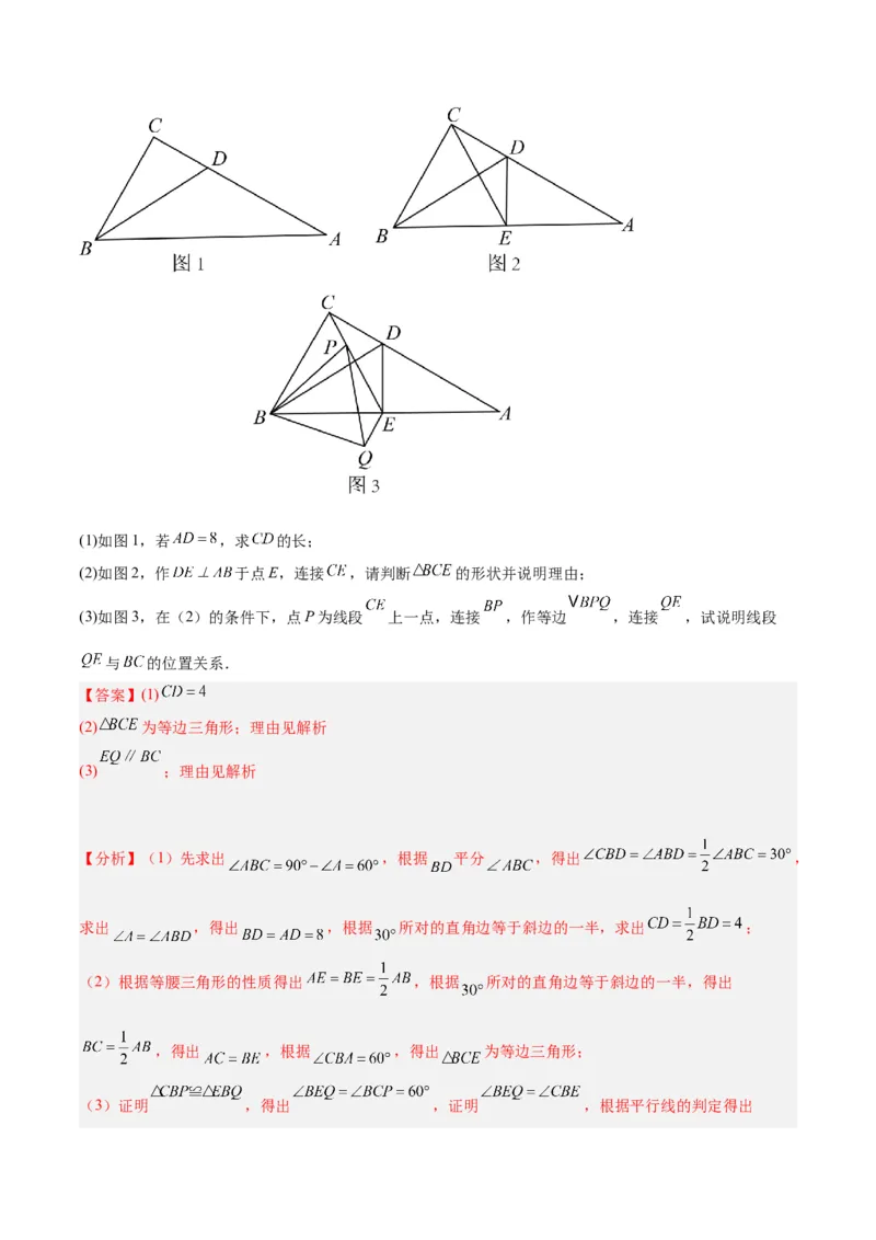 第十三章轴对称易错必考71题（11个考点）专练（教师版）_初中数学_八年级数学上册（人教版）_重难点专题提升-V7_2024版