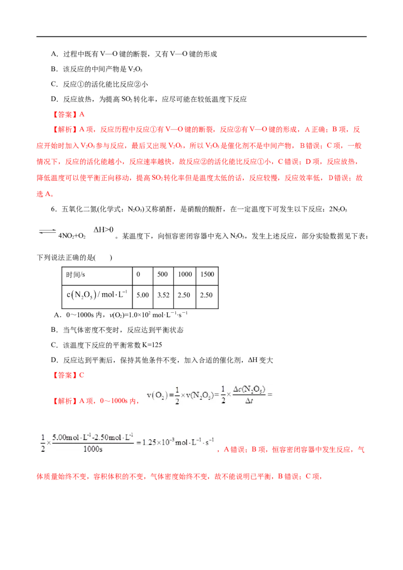 第29练化学反应的调控-2023年高考化学一轮复习小题多维练（解析版）_05高考化学_通用版（老高考）复习资料_2023年复习资料_一轮复习_2023年高考化学一轮复习小题多维练（全国通用）