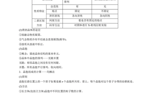 考点43晶体结构与性质(核心考点精讲精练)_05高考化学_通用版（老高考）复习资料_2024年复习资料_完备战2024年高考化学一轮复习考点帮（全国通用）