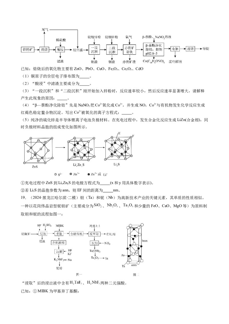 第04讲金属材料及金属矿物的开发利用（练习）（原卷版）_05高考化学_2025年新高考资料_一轮复习_2025年高考化学一轮复习讲练测（新教材新高考）_第三章金属及其化合物