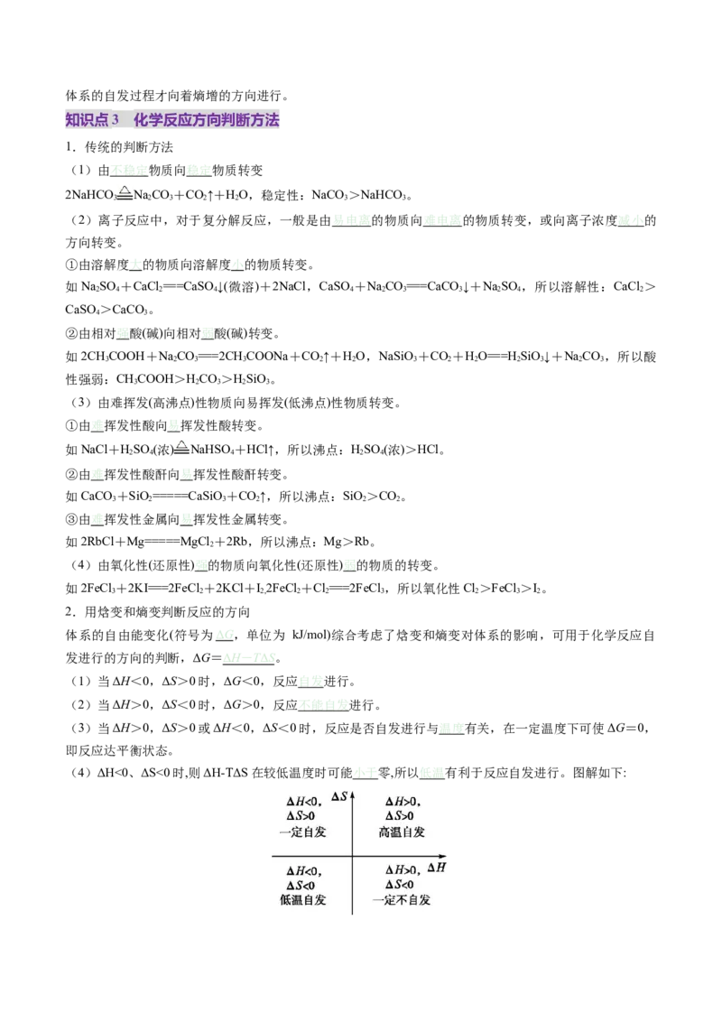 第04讲化学反应的方向、化学反应的调控（讲义）（原卷版）_05高考化学_2025年新高考资料_一轮复习_2025年高考化学一轮复习讲练测（新教材新高考）_第七章化学反应速率与化学平衡