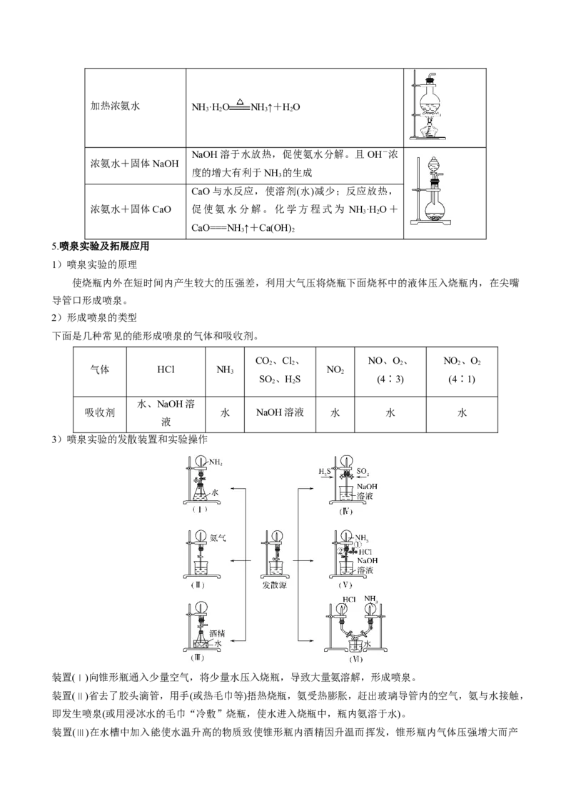 第14讲氮及其化合物（讲义）（解析版）_05高考化学_2024年新高考资料_1.2024一轮复习_2024年高考化学一轮复习讲练测（新教材新高考）