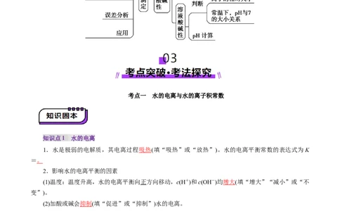 第02讲水的电离和溶液的酸碱性(讲义)(解析版)_05高考化学_2025年新高考资料_一轮复习_2025年高考化学一轮复习讲练测（新教材新高考）_第八章水溶液中的离子反应与平衡