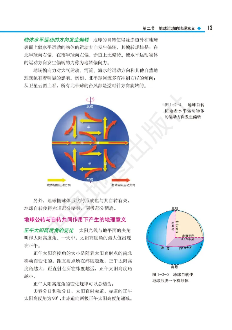普通高中教科书&middot;地理选择性必修1自然地理基础(1)_高中全套电子教材及答案。_01高中电子教材全套_地理_中图版_高中年级_选择性必修1自然地理基础