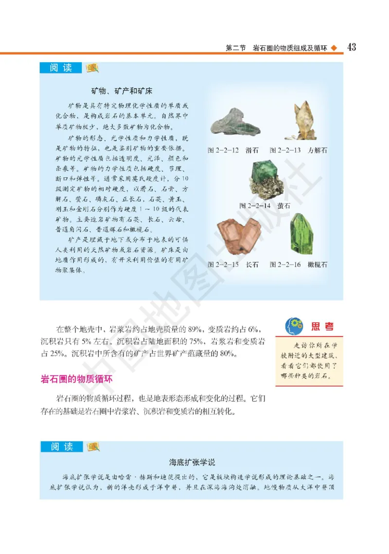 普通高中教科书&middot;地理选择性必修1自然地理基础(1)_高中全套电子教材及答案。_01高中电子教材全套_地理_中图版_高中年级_选择性必修1自然地理基础