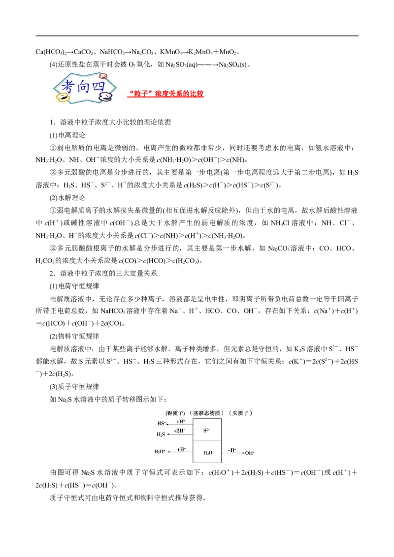 考点28盐类的水解（解析版）_05高考化学_通用版（老高考）复习资料_2023年复习资料_一轮复习_备战2023年高考化学一轮复习考点帮（全国通用）
