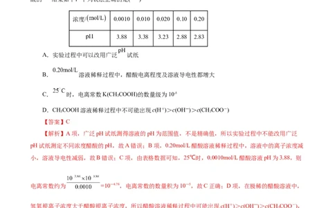 考点27水的电离与溶液的pH(好题冲关)(解析版)_05高考化学_通用版（老高考）复习资料_2024年复习资料_完备战2024年高考化学一轮复习考点帮（全国通用）