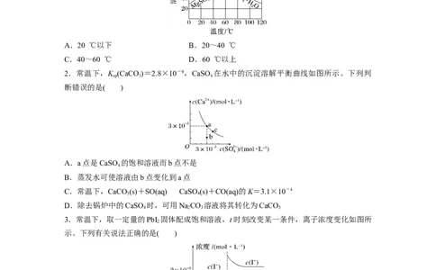 第十二章　第58练　沉淀溶解平衡图像的分析_05高考化学_2025年新高考资料_一轮复习_2025大一轮复习讲义+课件（完结）_2025大一轮复习讲义化学学生用书Word版文档全书_2025一轮复习74练