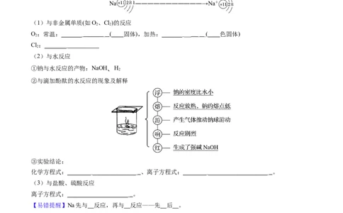 第01讲钠及其重要化合物（讲义）（原卷版）_05高考化学_2025年新高考资料_一轮复习_2025年高考化学一轮复习讲练测（新教材新高考）_第三章金属及其化合物