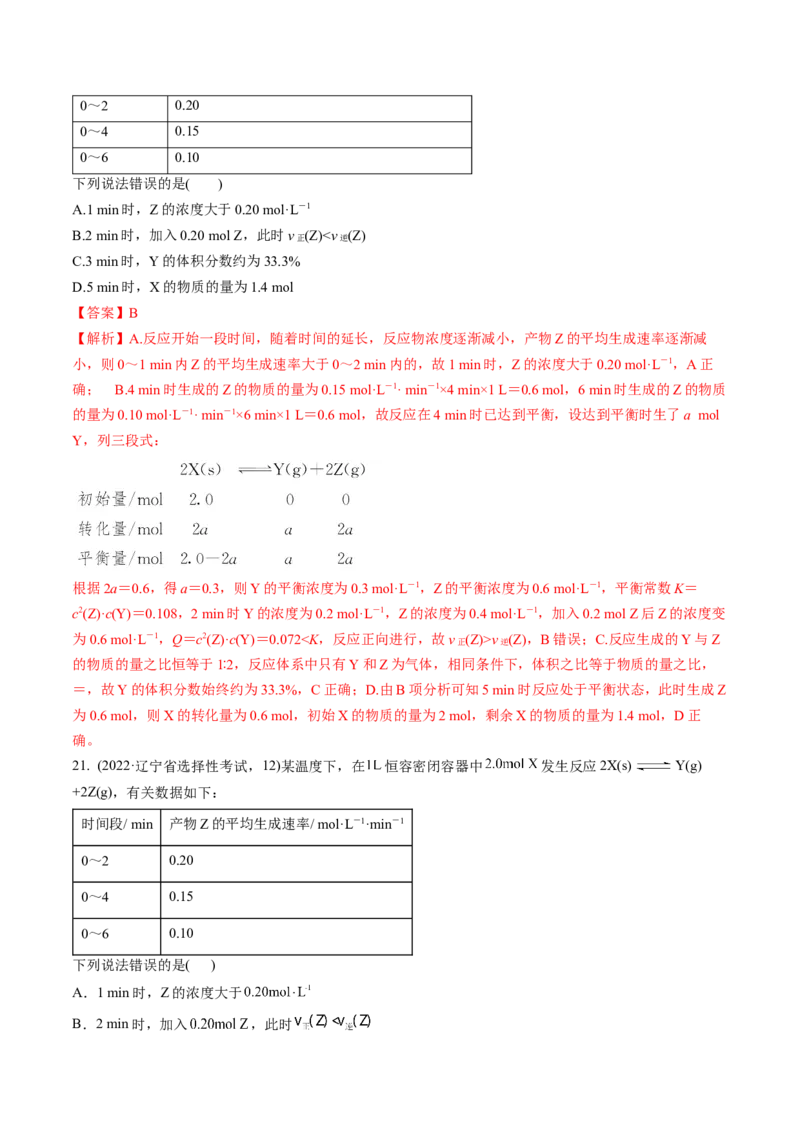 考点25化学反应速率及其影响因素（核心考点精讲精练）-备战2025年高考化学一轮复习考点帮（新高考通用）（解析版）_05高考化学_2025年新高考资料_一轮复习