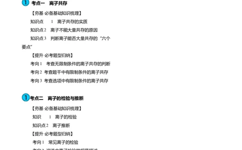 第06讲离子共存、离子的检验与推断（讲义）（解析版）_05高考化学_新高考复习资料_2024年新高考资料_一轮复习资料_完2024年高考化学一轮复习讲练测(课件+讲义+练习)（新高考）