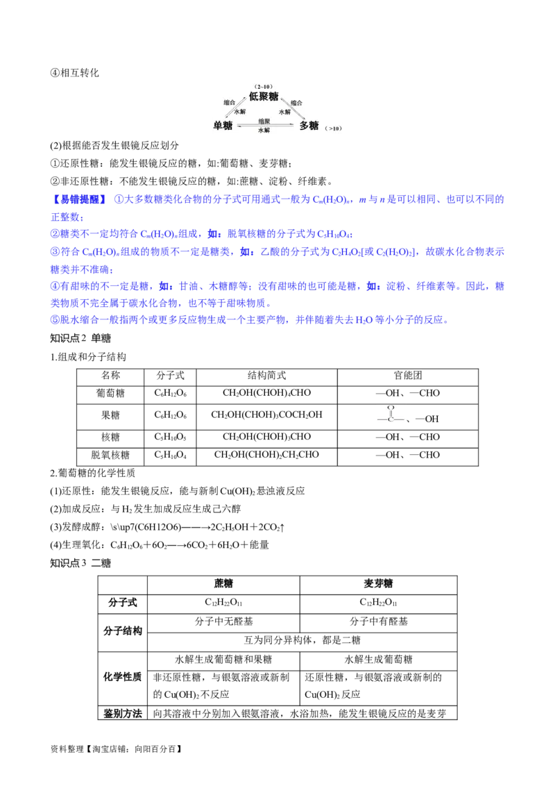 第40讲生物大分子合成高分子（讲义）（解析版）_05高考化学_新高考复习资料_2024年新高考资料_一轮复习资料_完2024年高考化学一轮复习讲练测(课件+讲义+练习)（新高考）_讲义+练习