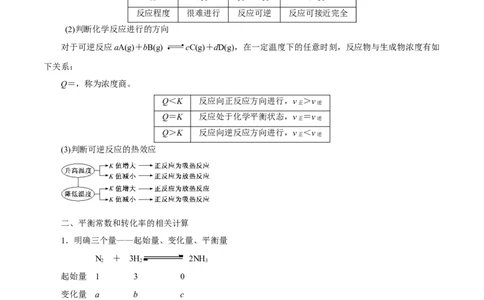 第20讲化学平衡常数及转化率的计算（讲）-2023年高考化学一轮复习讲练测（原卷版）_05高考化学_新高考复习资料_2023年新高考资料_一轮复习