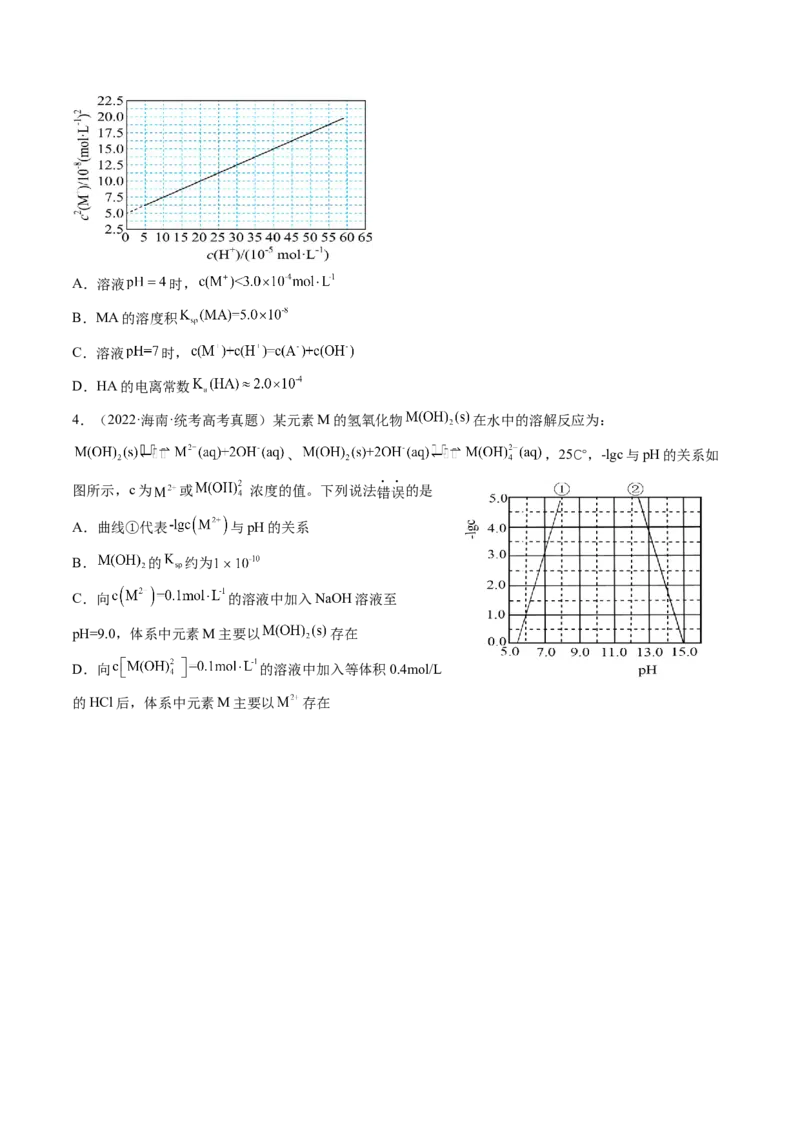 第31讲难溶电解质的溶解平衡与应用（讲义）（原卷版）_05高考化学_2024年新高考资料_1.2024一轮复习_2024年高考化学一轮复习讲练测（新教材新高考）