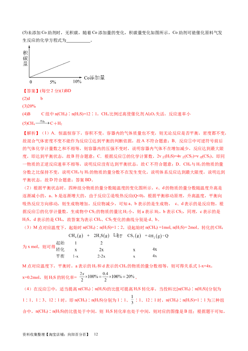 第25讲化学反应平衡（练习）（解析版）_05高考化学_新高考复习资料_2024年新高考资料_一轮复习资料_完2024年高考化学一轮复习讲练测(课件+讲义+练习)（新高考）_讲义+练习