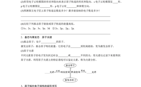 第6章第30讲　原子结构　核外电子排布规律_05高考化学_2024年新高考资料_1.2024一轮复习_2024年高考化学一轮复习讲义（新人教新高考版）_学生版在此文件夹_大一轮复习讲义