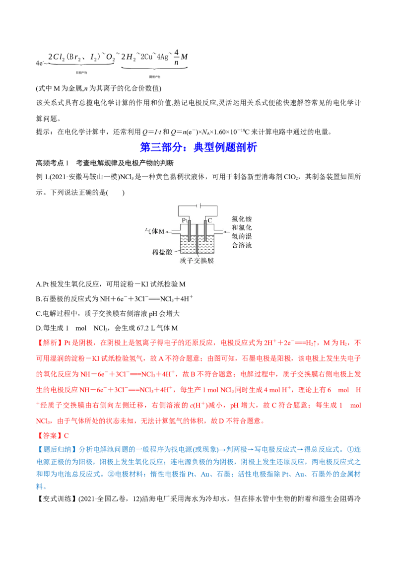 第19讲电解池金属的电化学腐蚀与防护（讲）-2023年高考化学一轮复习讲练测（全国通用）（解析版）_05高考化学_通用版（老高考）复习资料_2023年复习资料_一轮复习