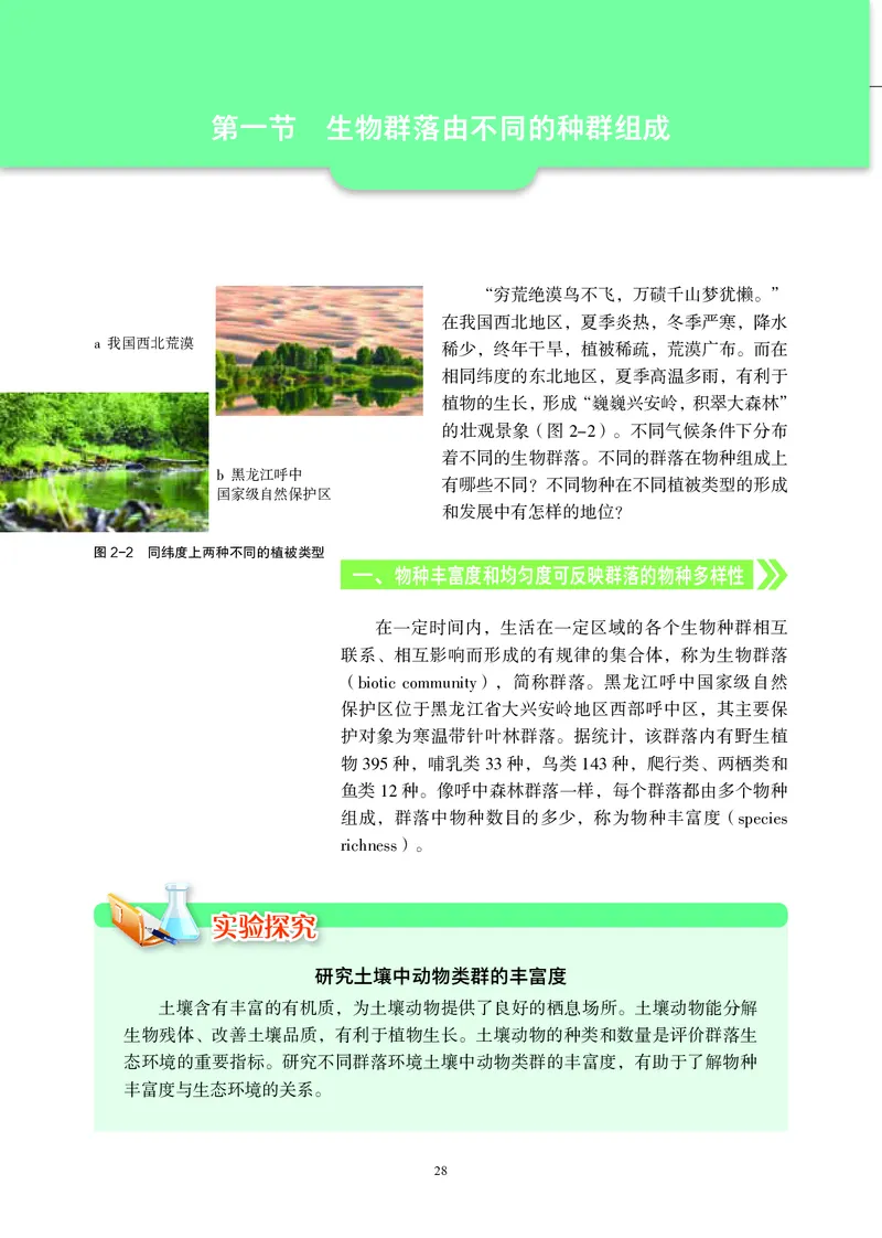 普通高中教科书&middot;生物学选择性必修2生物与环境(1)_高中全套电子教材及答案。_01高中电子教材全套_生物学_沪科教版_高中年级_选择性必修2生物与环境