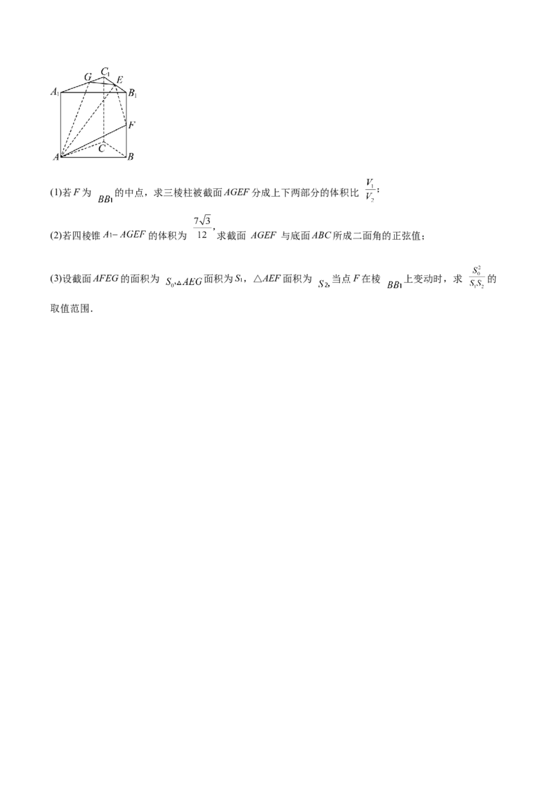 高考仿真重难点训练07立体几何初步（原卷版）_2.2025数学总复习_2025年新高考资料_一轮复习_2025年高考数学一轮复习《重难点题型与知识梳理&bull;高分突破》（新高考专用）