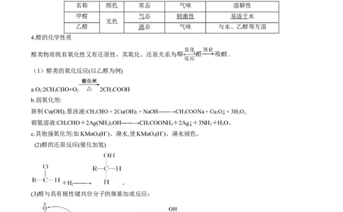 第39讲醛、酮、羧酸及其衍生物（讲义）（解析版）_05高考化学_新高考复习资料_2024年新高考资料_一轮复习资料_完2024年高考化学一轮复习讲练测(课件+讲义+练习)（新高考）