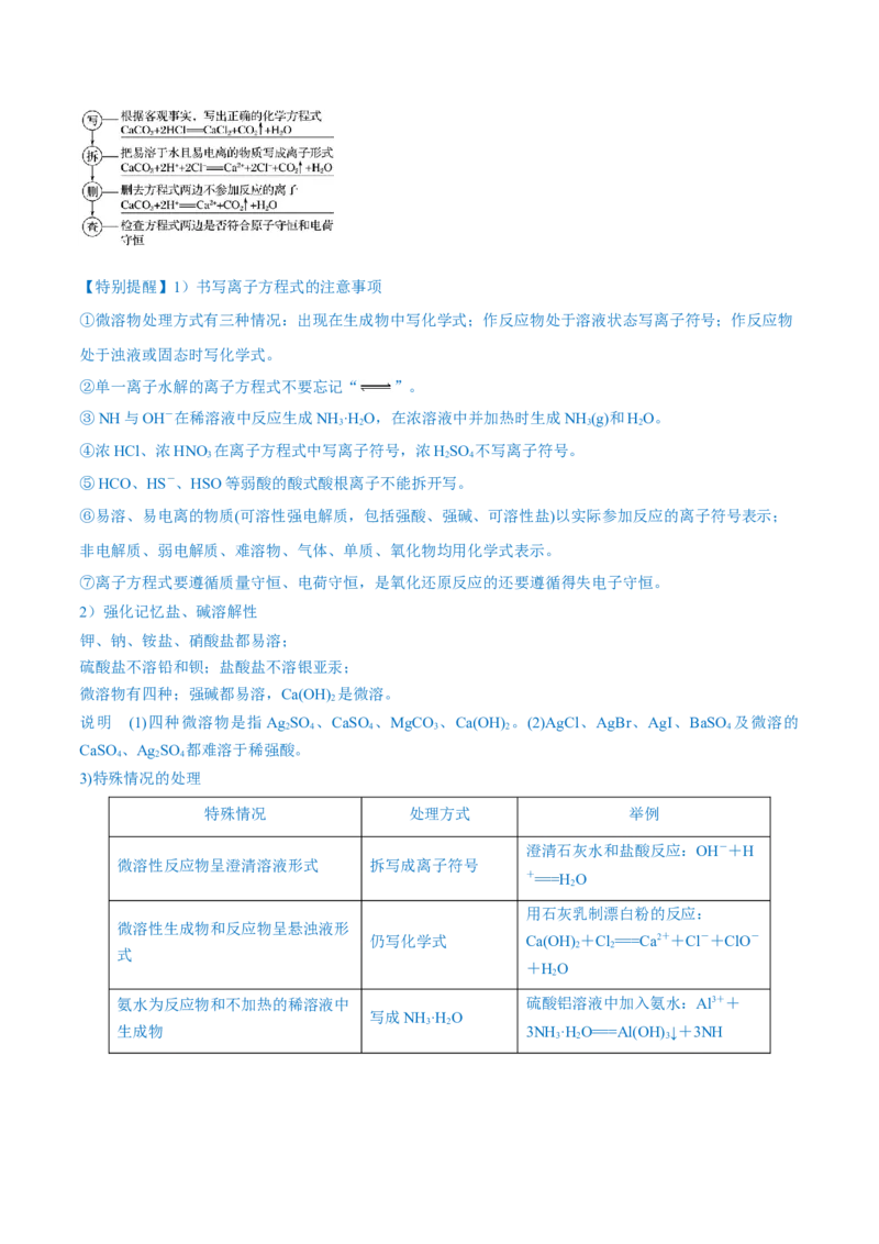 第04讲离子反应　离子方程式（讲）-2023年高考化学一轮复习讲练测（全国通用）（解析版）_05高考化学_通用版（老高考）复习资料_2023年复习资料_一轮复习