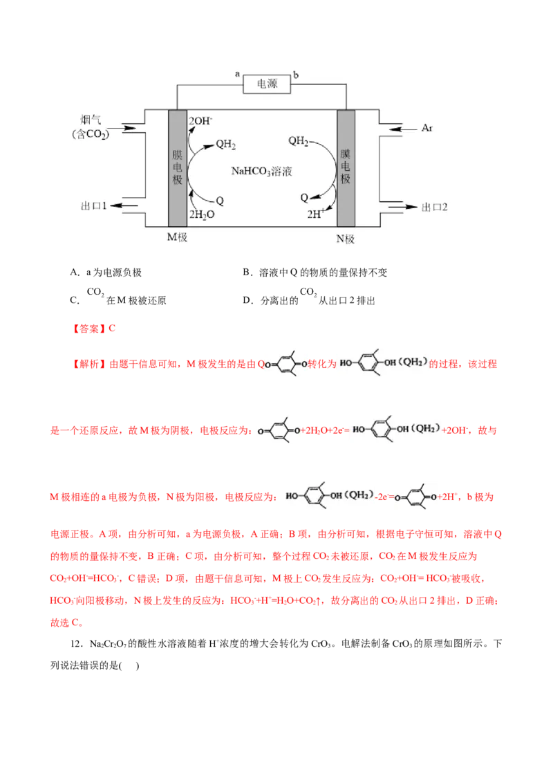 第35练电解池-2023年高考化学一轮复习小题多维练（解析版）_05高考化学_新高考复习资料_2023年新高考资料_一轮复习_2023年新高考化学一轮复习小题多维练