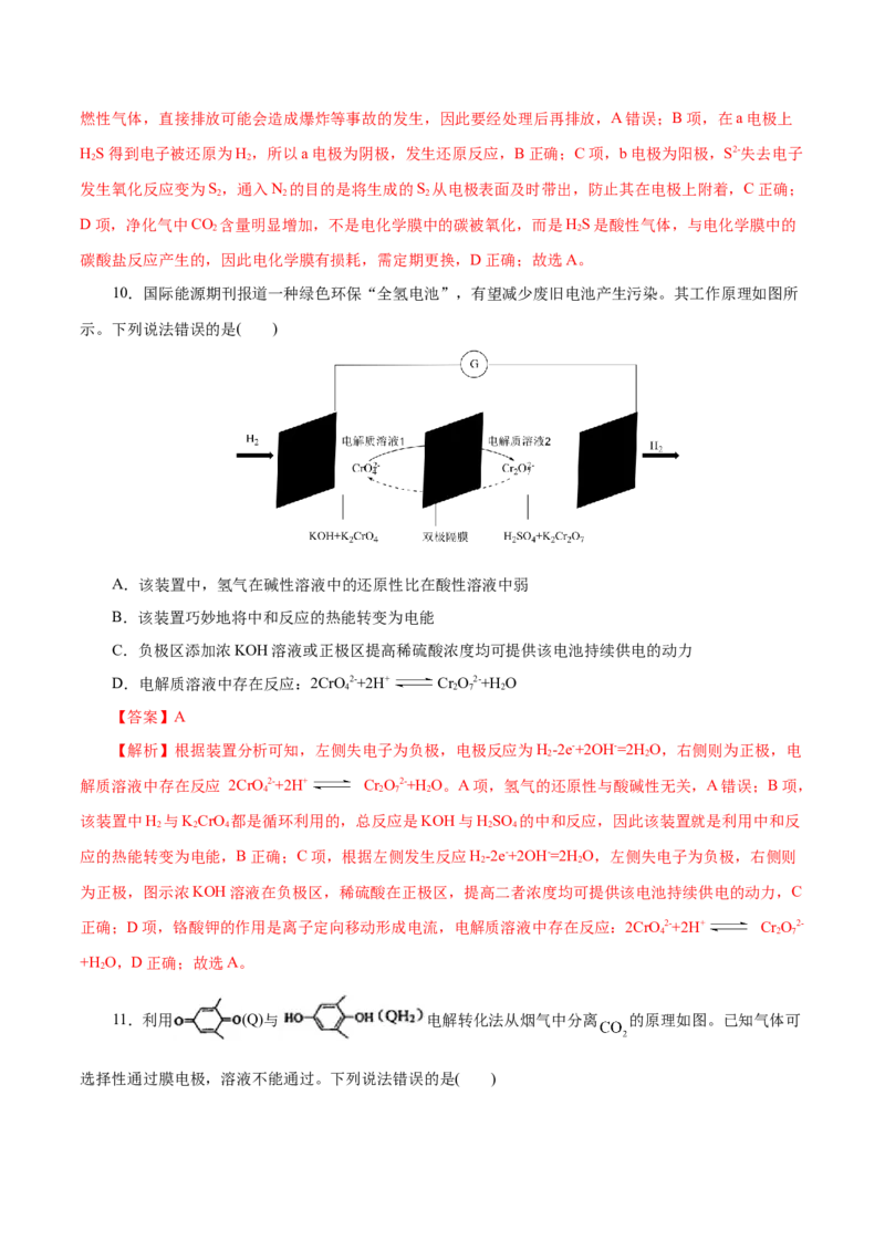 第35练电解池-2023年高考化学一轮复习小题多维练（解析版）_05高考化学_新高考复习资料_2023年新高考资料_一轮复习_2023年新高考化学一轮复习小题多维练